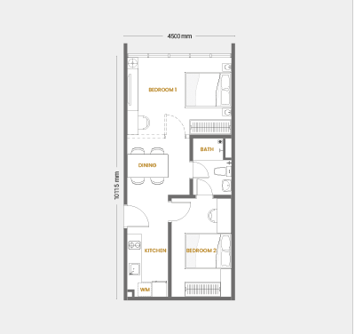 Unit Layout Type A3
