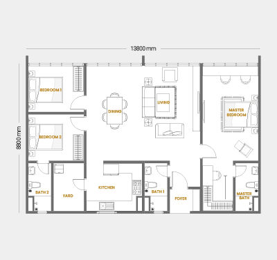 Unit Layout Type C1